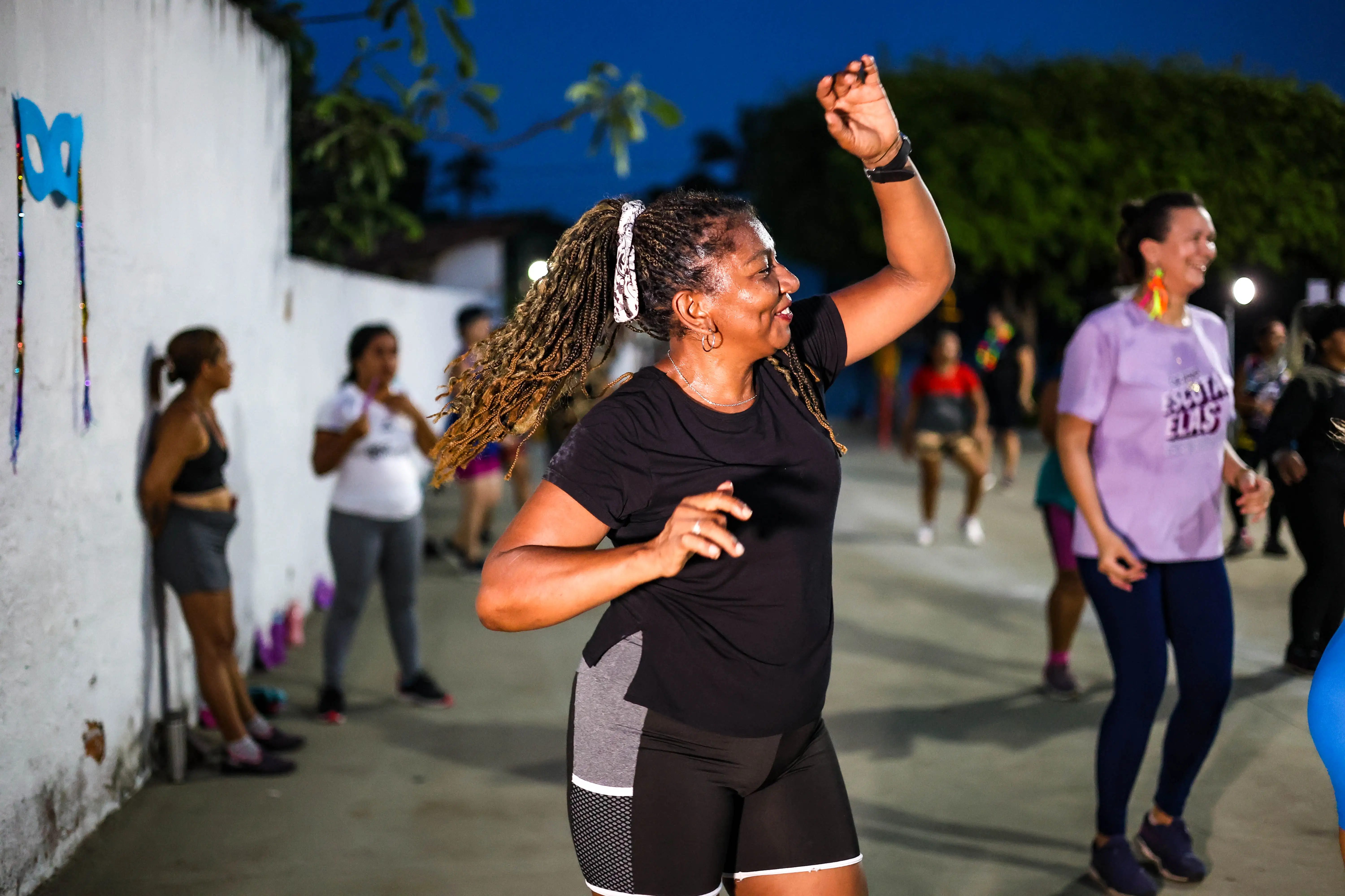 Foto 1 – Secretaria da Mulher promove aulão especial de Carnaval pelo programa Movimenta Matões