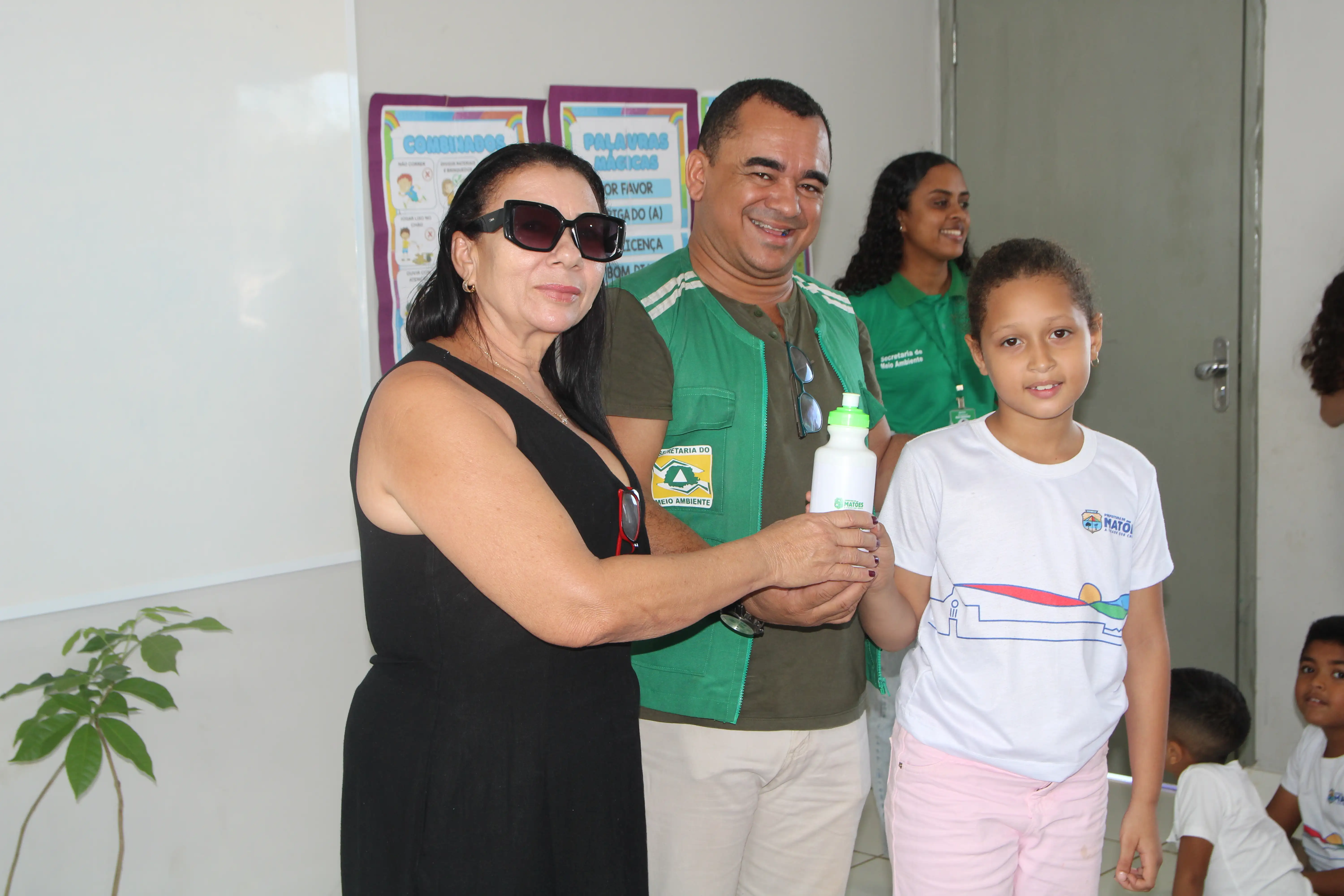 Foto 3 – Secretaria de Meio Ambiente leva consciência ecológica para estudantes de Matões