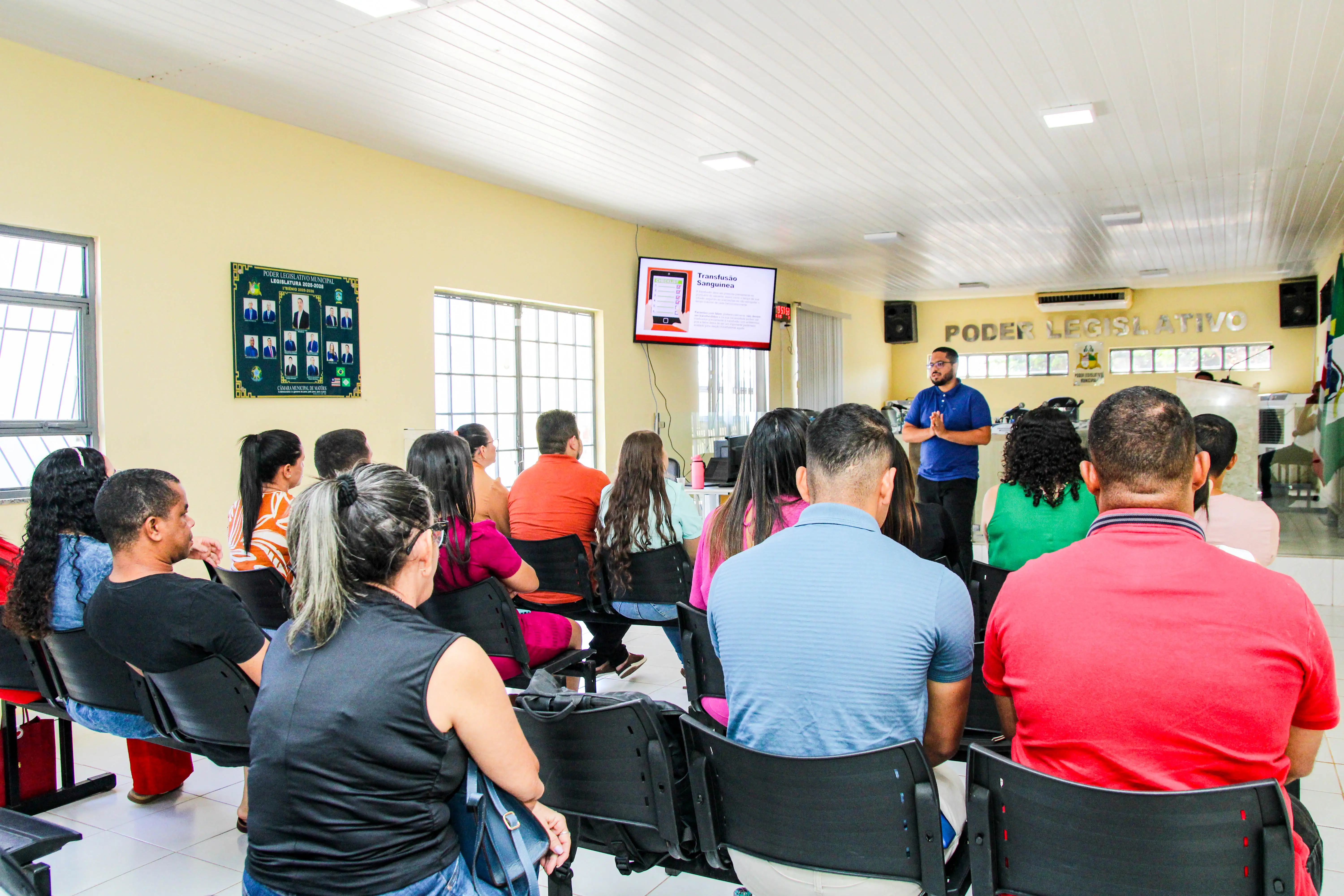Foto 4 – Profissionais do Hospital Municipal Divino Espírito Santo recebem capacitação em Hemotransfusão