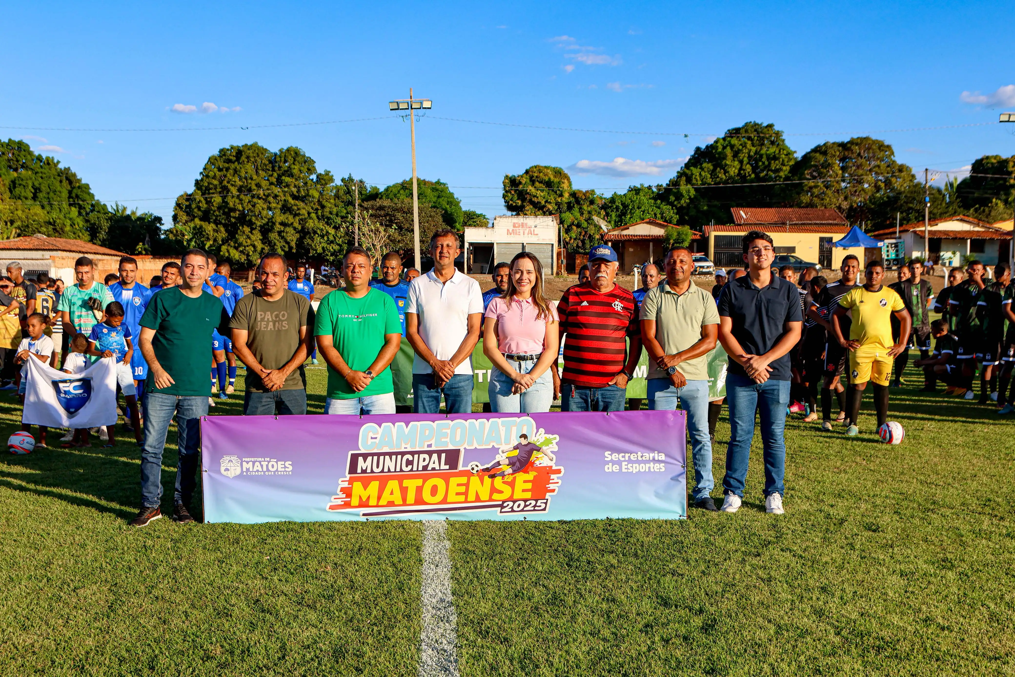 Prefeitura de Matões abre oficialmente o Campeonato Municipal 2025