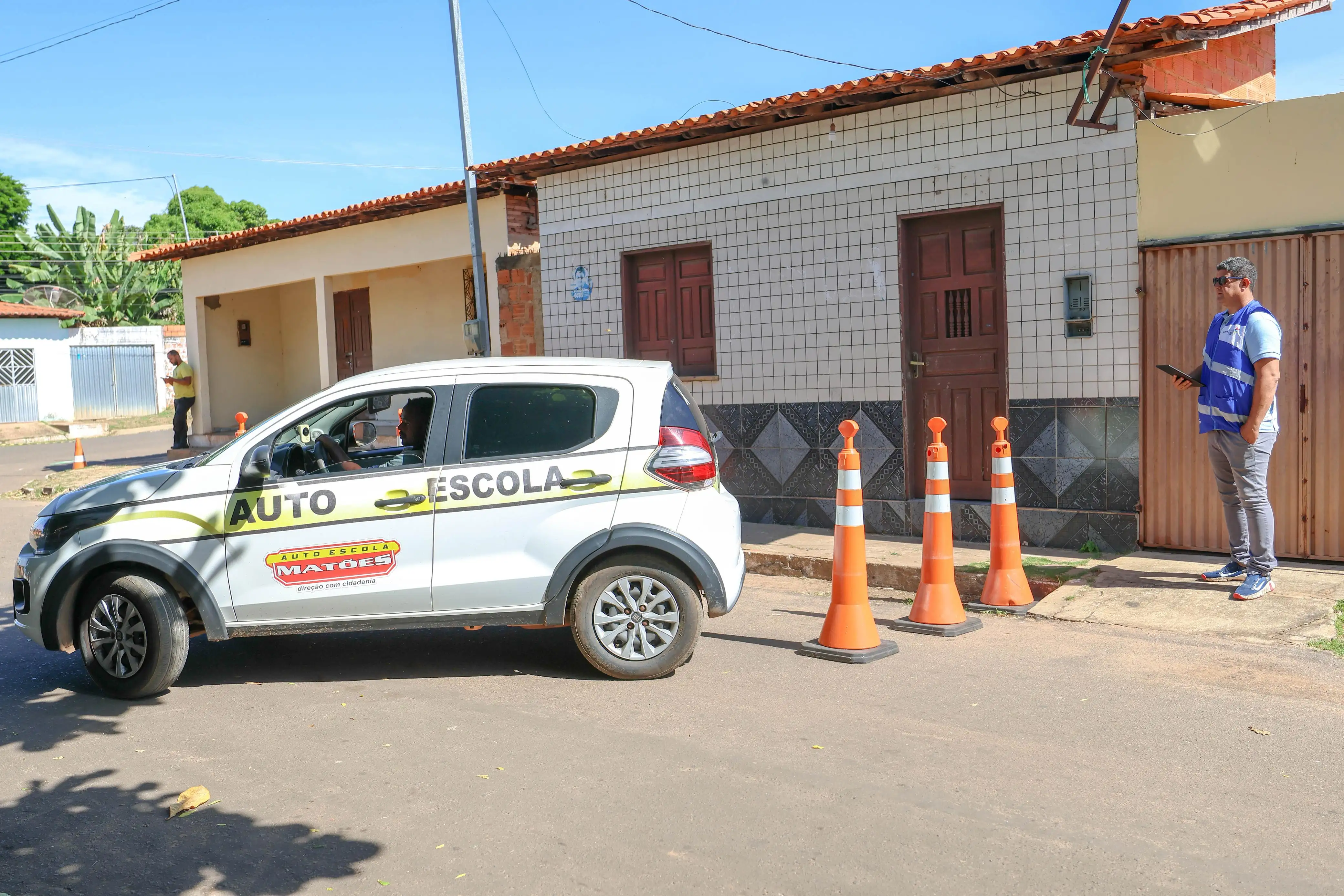 Foto 3 – Matões dá passo histórico no trânsito: provas práticas de habilitação são realizadas no próprio município pela primeira vez