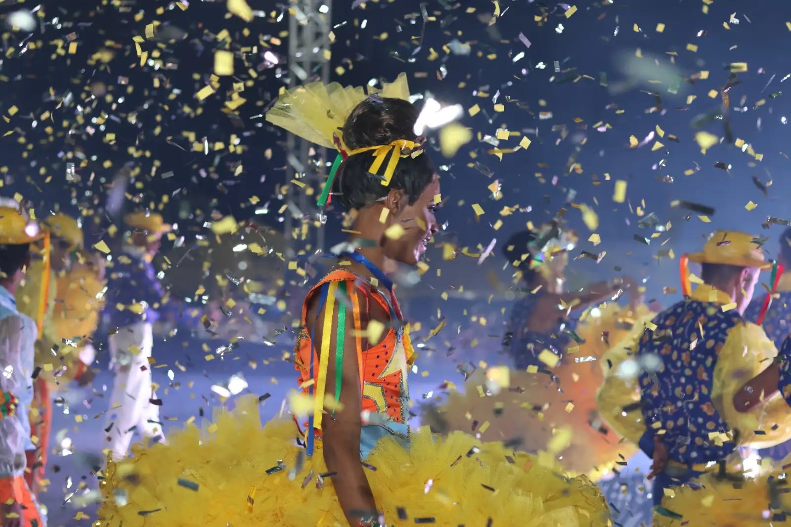 Galeria de imagens - Foto 3 da notícia: Matões realiza 28º Encontro de Folguedos com sucesso histórico e estreia de festival de quadrilhas