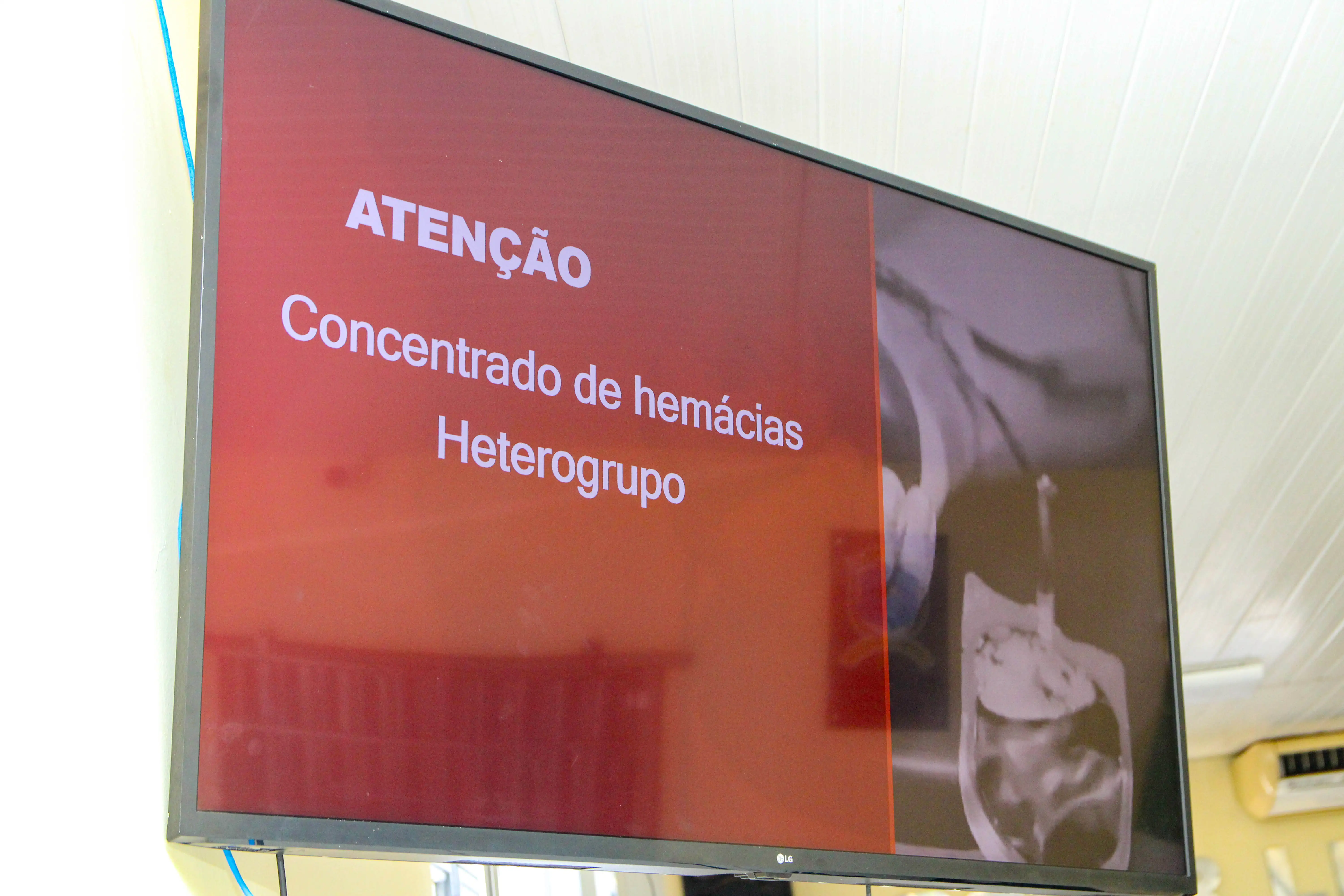 Foto 1 – Profissionais do Hospital Municipal Divino Espírito Santo recebem capacitação em Hemotransfusão