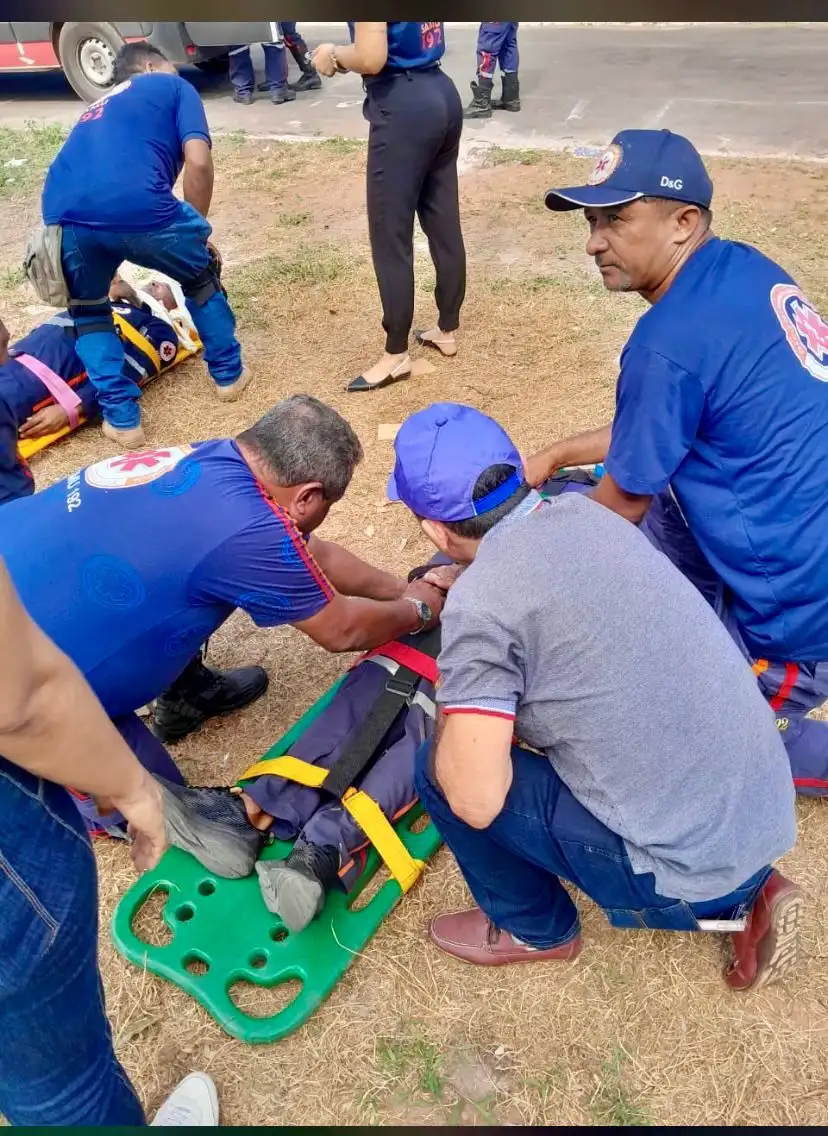 Foto 2 – Motoristas do SAMU e do Hospital de Matões participam de capacitação sobre condução de veículos de emergência